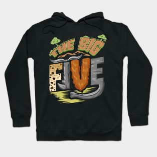 The big five African Hoodie